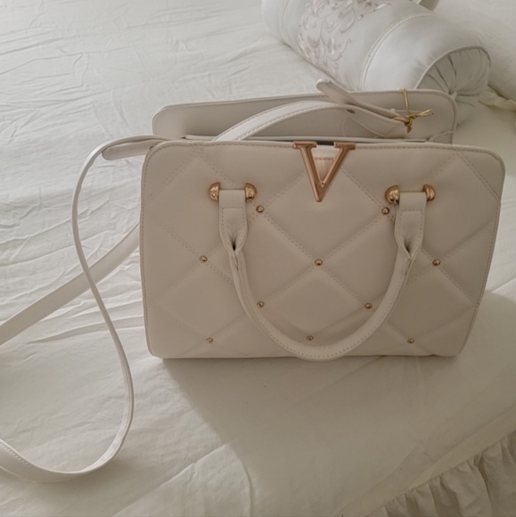 Cream White handbag - Picture 2 of 4